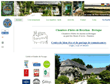 Tablet Screenshot of chambres-hotes-brezehant.fr